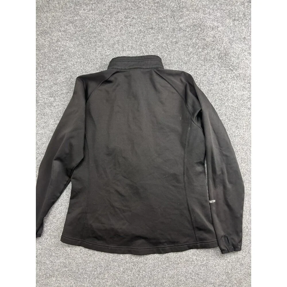 The North Face Jacket Mens Large Black TKA Stretch Flight Series Fleece Full Zip